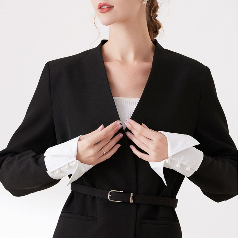 Women'S Clothing And Accessories - DIY أنيقة مكتب قميص الأصفاد كاذبة