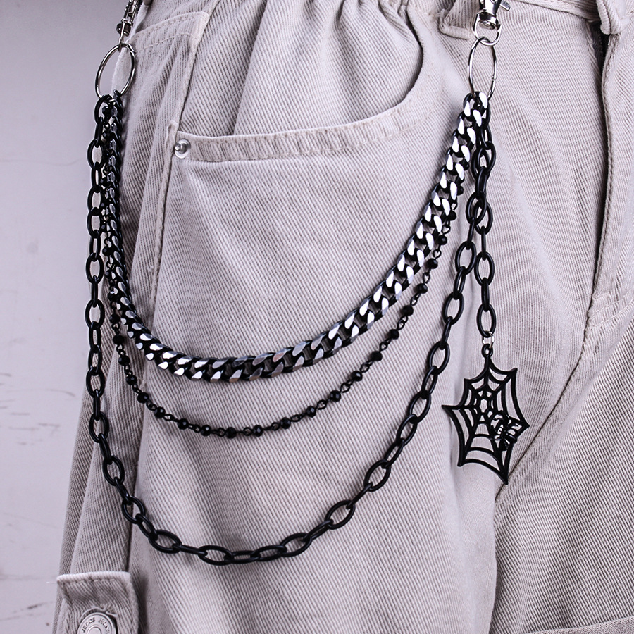 Women'S Jeans Accessories Chain - سلسلة بنطلون على شكل شبكة عنكبوت