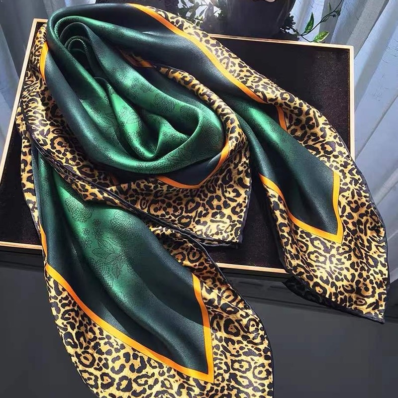 Women Accessories Brands - [BYSIFA] جديد الزمرد الأخضر وشاح حريري