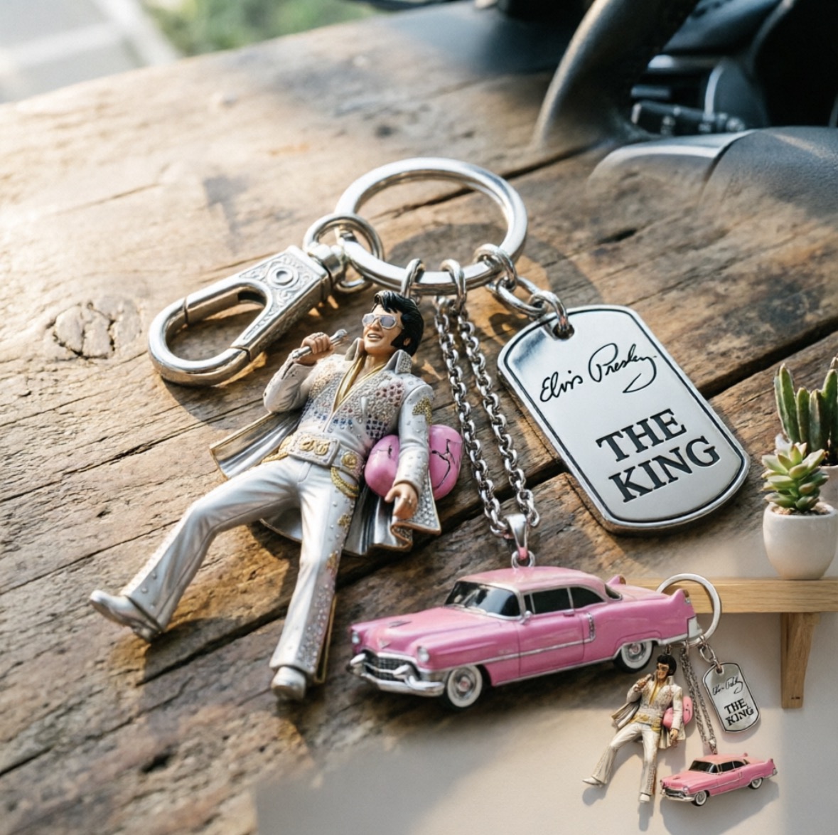 Women'S Keychain Accessories - سلسلة مفاتيح مايكل جاكسون، قلادة ملك