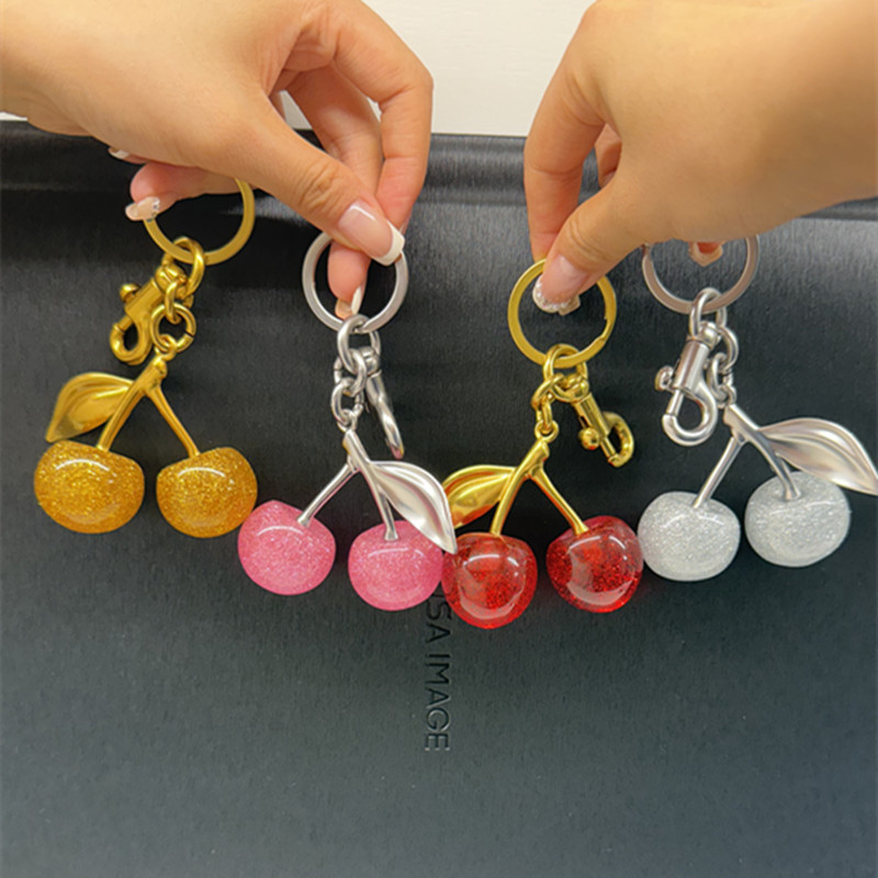 Women'S Accessories Coach - موضة الكرز المفاتيح الصيف الفواكه الكرز