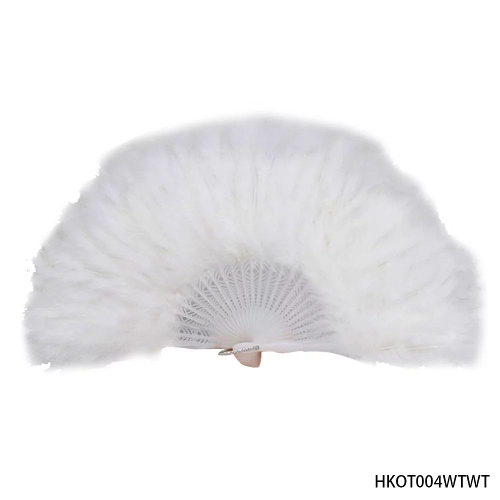 Women'S Accessories In The 1920S - مروحة ريش بيضاء على طراز عشرينيات