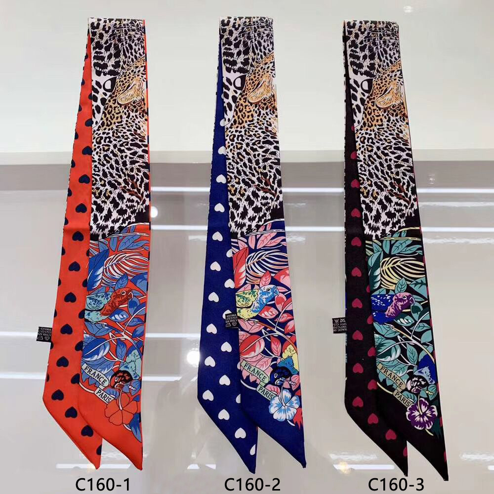 Women Accessories Brands - العلامة التجارية ليوبارد الببغاء القلب وشاح
