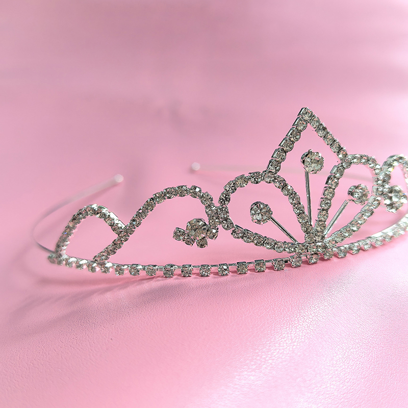 تاج زفاف فضي اللون مرصع بالأحج - مراجعة Women'S Accessories List وسعره
