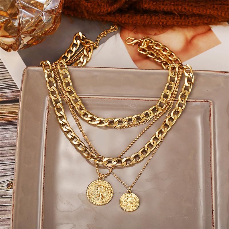 الطبقات الذهب القراصنة قلادة ل - مراجعة Women'S Accessories In The 90S وسعره