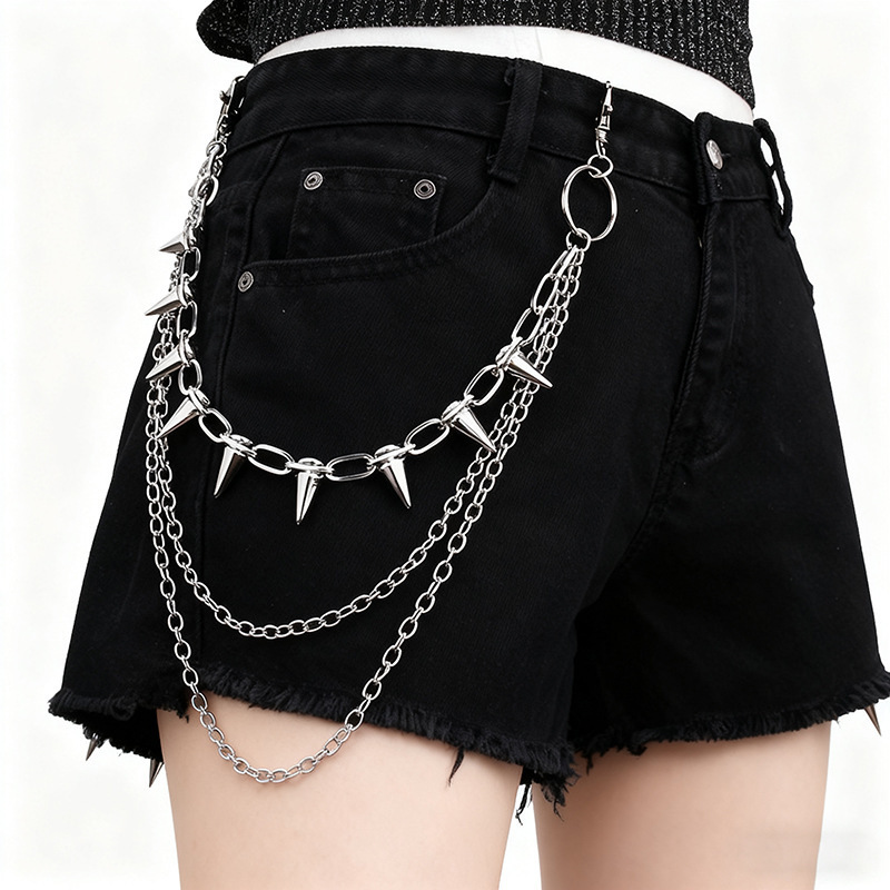 سلسلة خصر للجنسين بتصميم هيب ه - مراجعة Women'S Jeans Accessories Chain وسعره