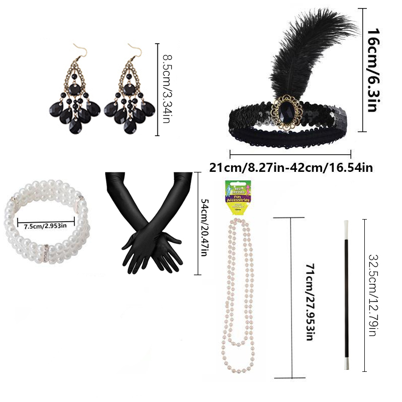 مجموعة إكسسوارات فلابر من PESE - مراجعة Women'S Accessories In The 1920S وسعره