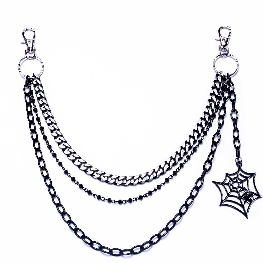 سلسلة بنطلون على شكل شبكة عنكب - مراجعة Women'S Jeans Accessories Chain وسعره