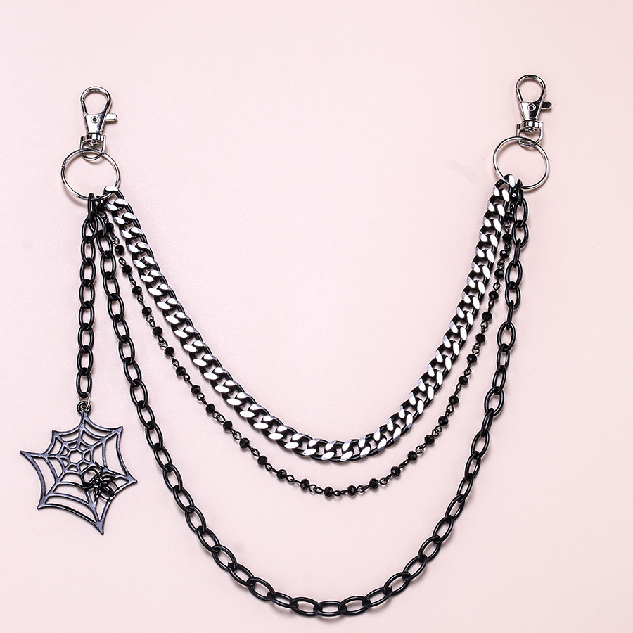 سلسلة بنطلون على شكل شبكة عنكب - مراجعة Women'S Jeans Accessories Chain وسعره