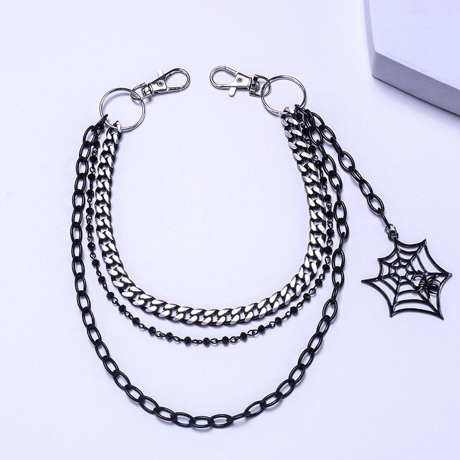 سلسلة بنطلون على شكل شبكة عنكب - مراجعة Women'S Jeans Accessories Chain وسعره