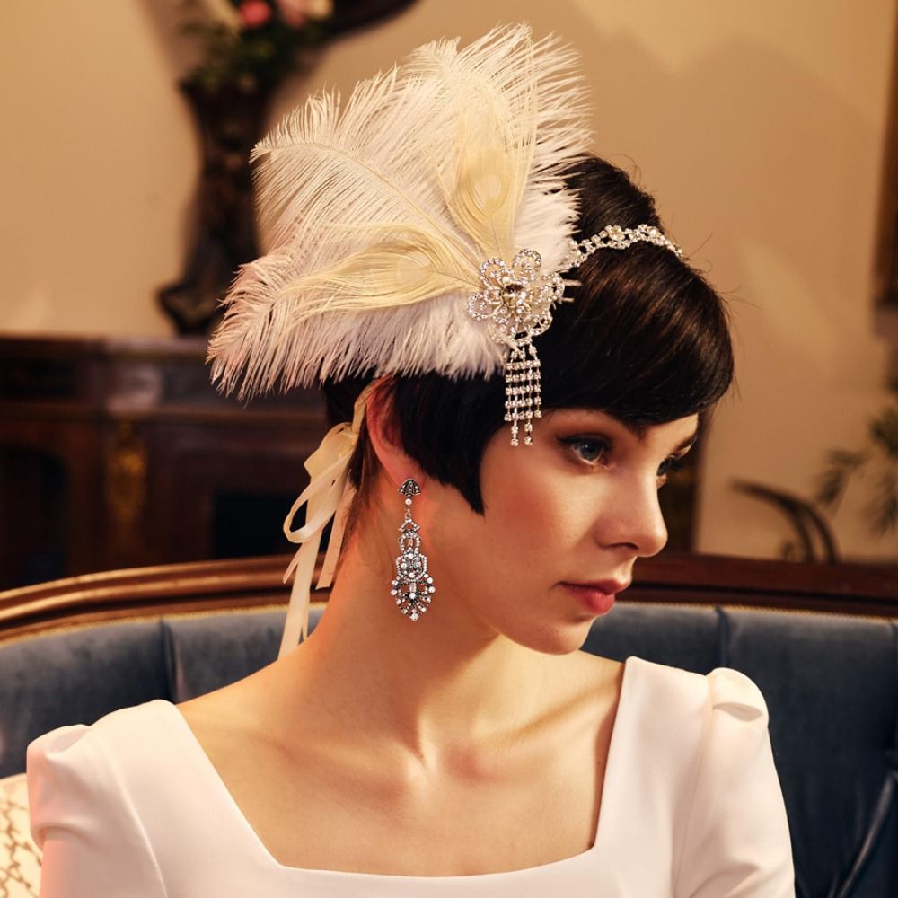 عصابة رأس كلاسيكية بريش وترتر  - مراجعة Women'S Accessories In The 1920S وسعره