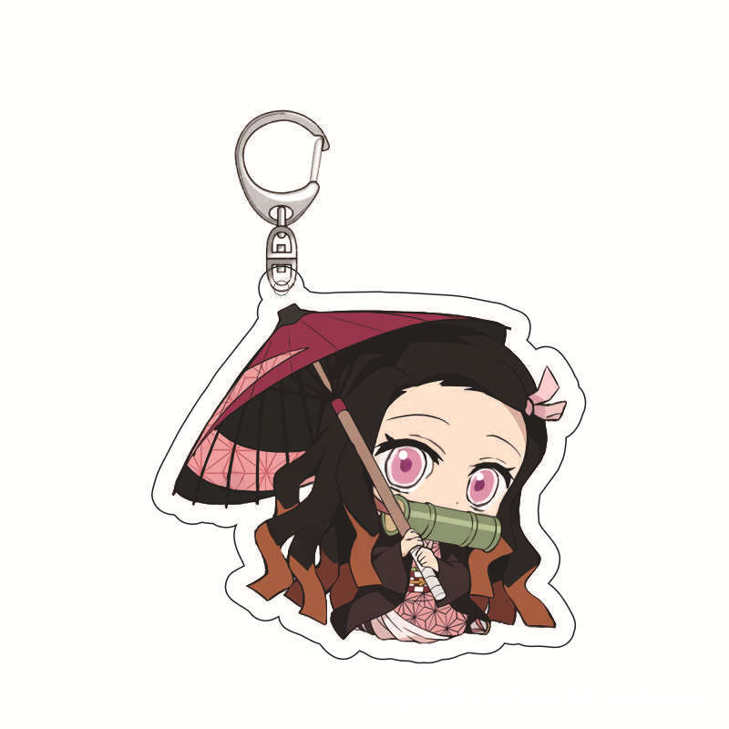 سلسلة مفاتيح أكريليك أنيمي لطي - مراجعة Women'S Keychain Accessories وسعره