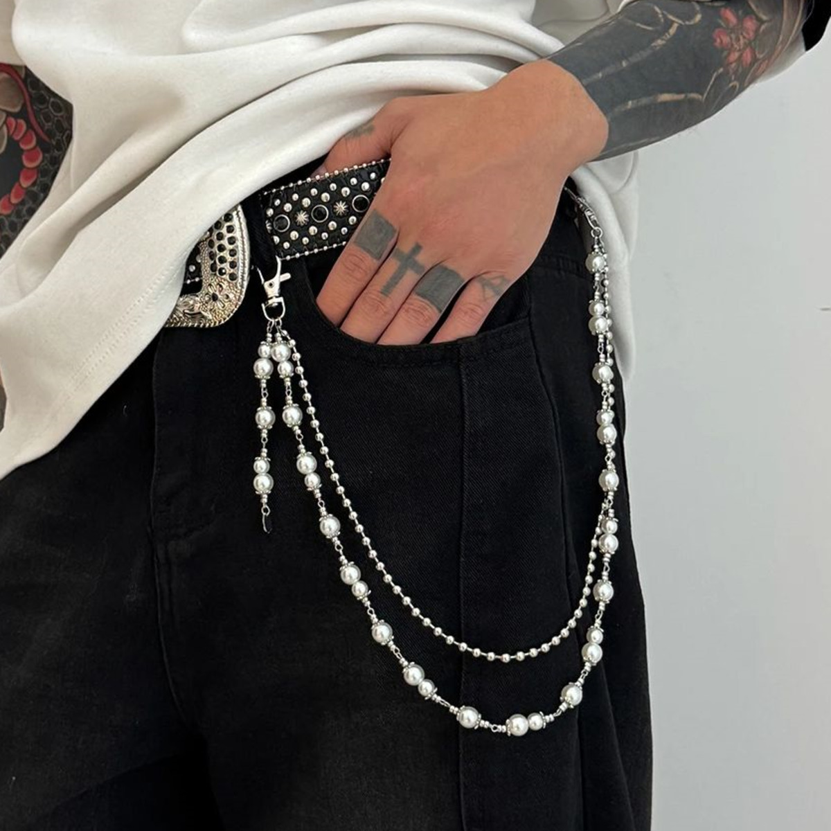 Ingemark 2025 يساير الموضة فري - مراجعة Women'S Jeans Accessories Chain وسعره