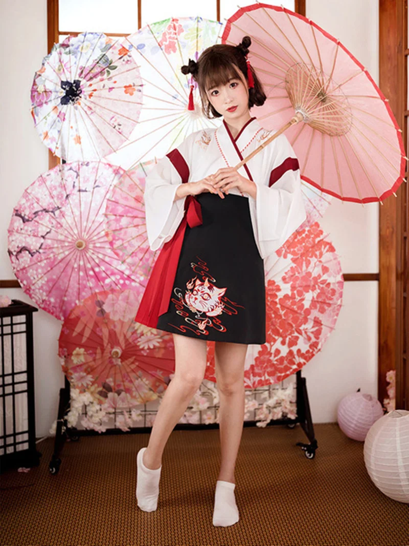 فستان ياباني كيمونو امرأة أسود - مراجعة Women'S Kimono Accessories وسعره