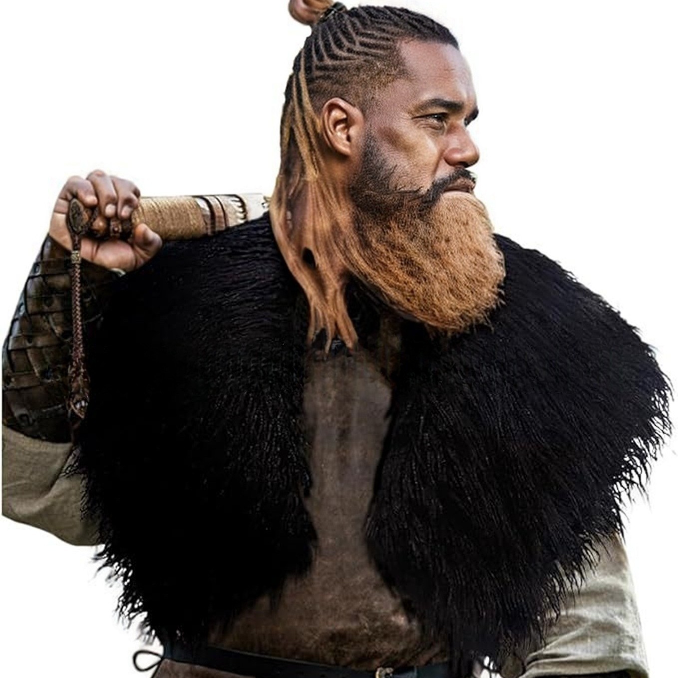 الفراء طوق الملابس الشتوية الم - مراجعة Women'S Viking Accessories وسعره
