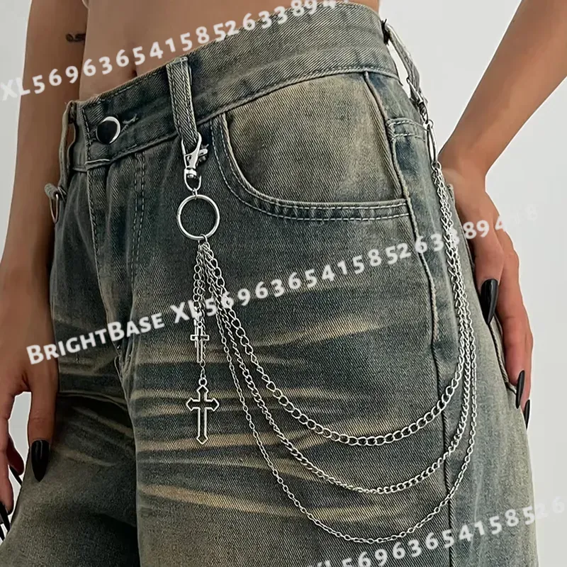 سلسلة بنطلون متعددة الطبقات بق - مراجعة Women'S Jeans Accessories Chain وسعره