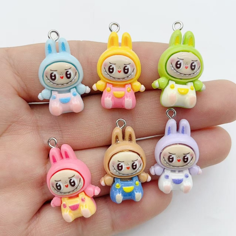 10 قطع من الحلي الراتنجية اللط - مراجعة Women'S Keychain Accessories وسعره