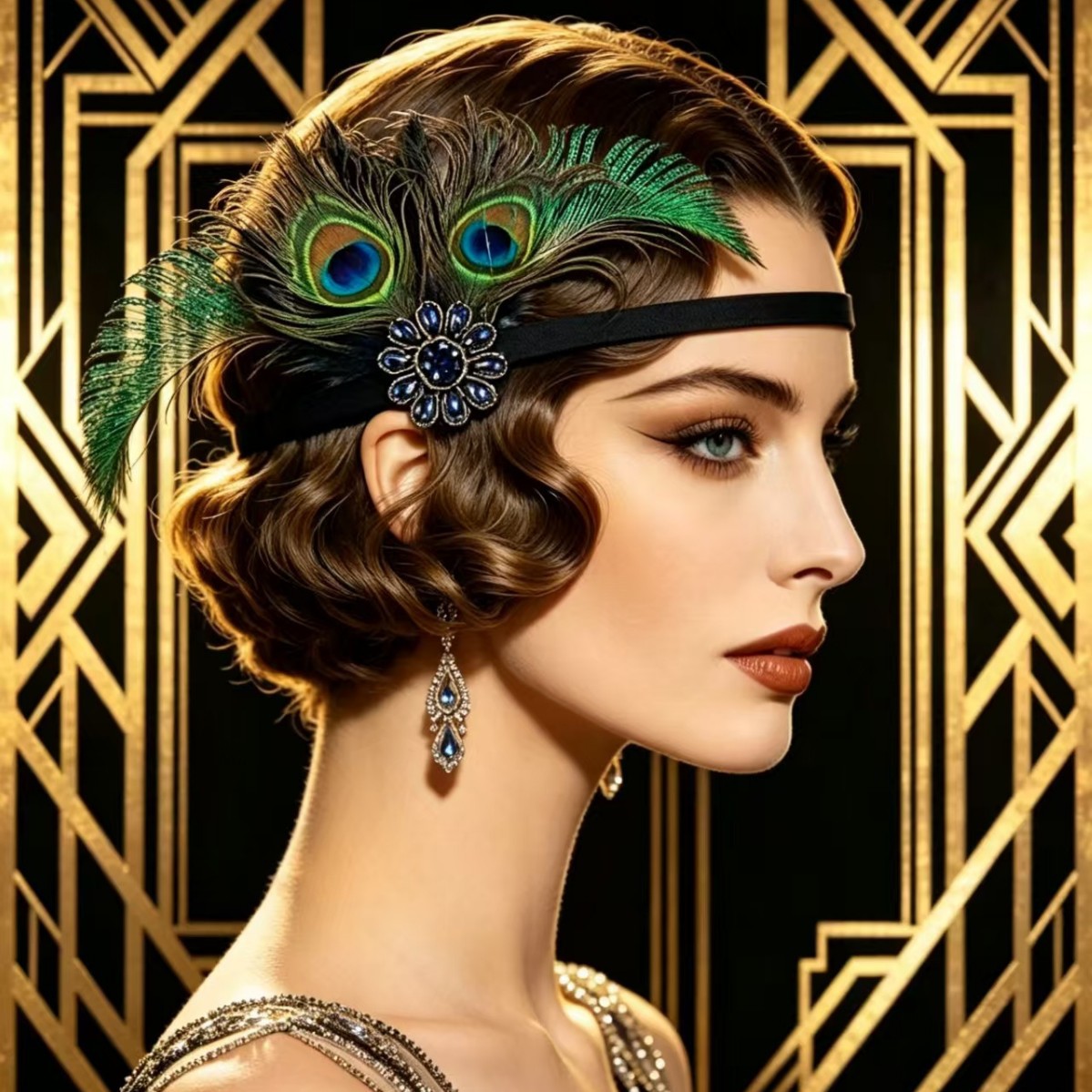 عصابة رأس على طراز عشرينيات ال - مراجعة Women'S Accessories In The 1920S وسعره