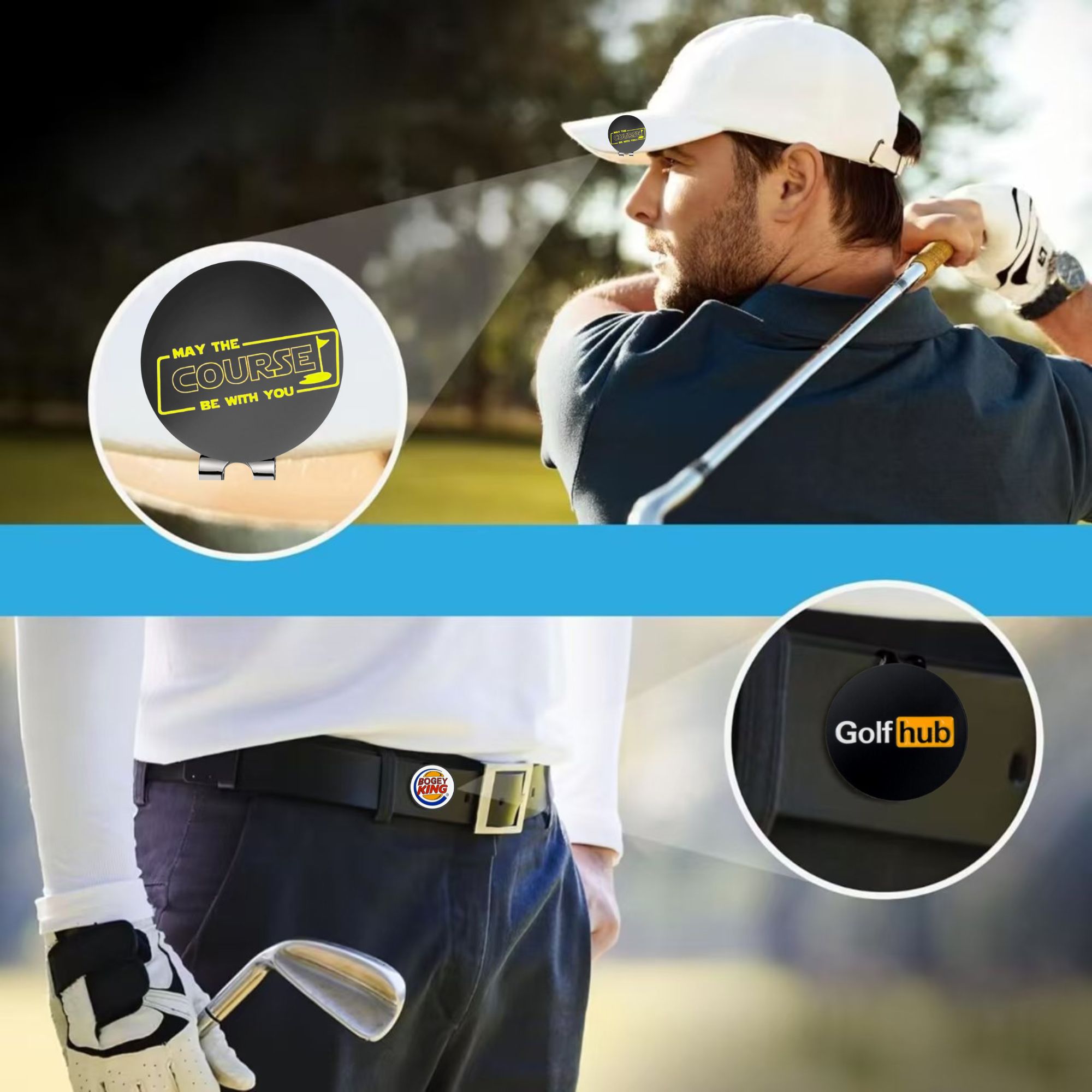 3 قطع من علامات كرات الجولف ال - مراجعة Women'S Golf Accessories وسعره