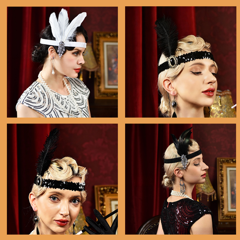 6-48 قطعة 1920s الزعنفة عقال غ - مراجعة Women'S Accessories In The 1920S وسعره