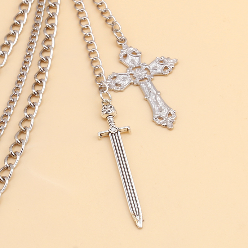 الهيب هوب الجمجمة الصليب السرا - مراجعة Women'S Jeans Accessories Chain وسعره