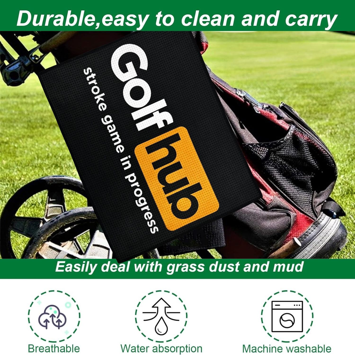 منشفة جولف ممتعة من الألياف ال - مراجعة Women'S Golf Accessories وسعره