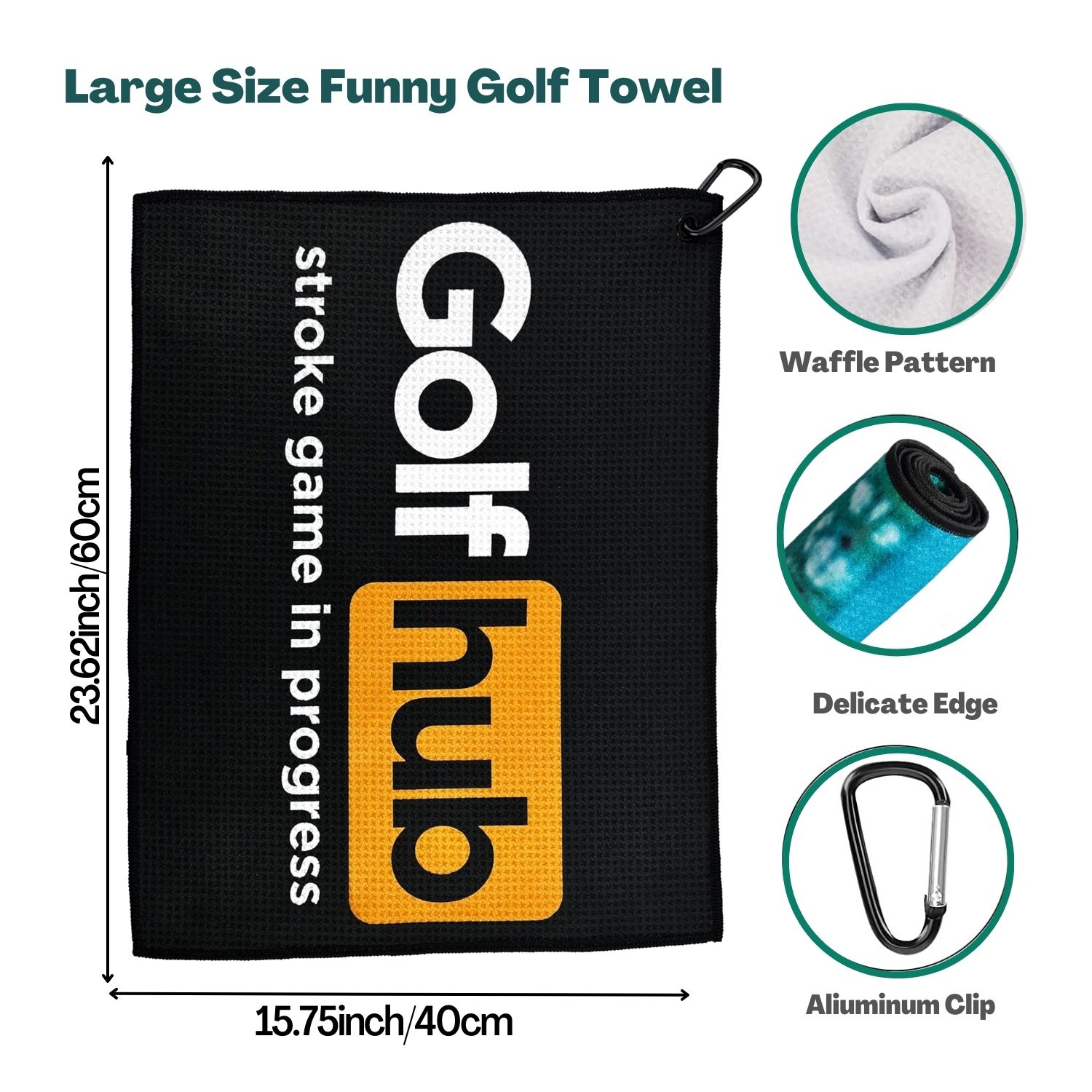منشفة جولف ممتعة من الألياف ال - مراجعة Women'S Golf Accessories وسعره