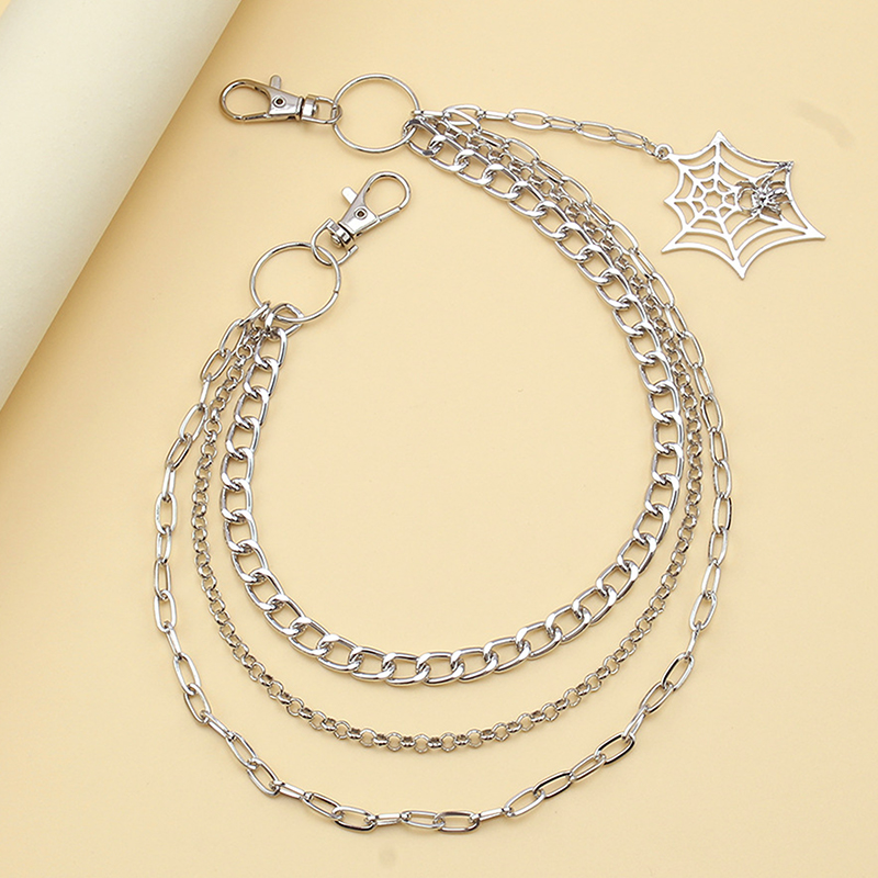 سلسلة سراويل معدنية بانك للرجا - مراجعة Women'S Jeans Accessories Chain وسعره