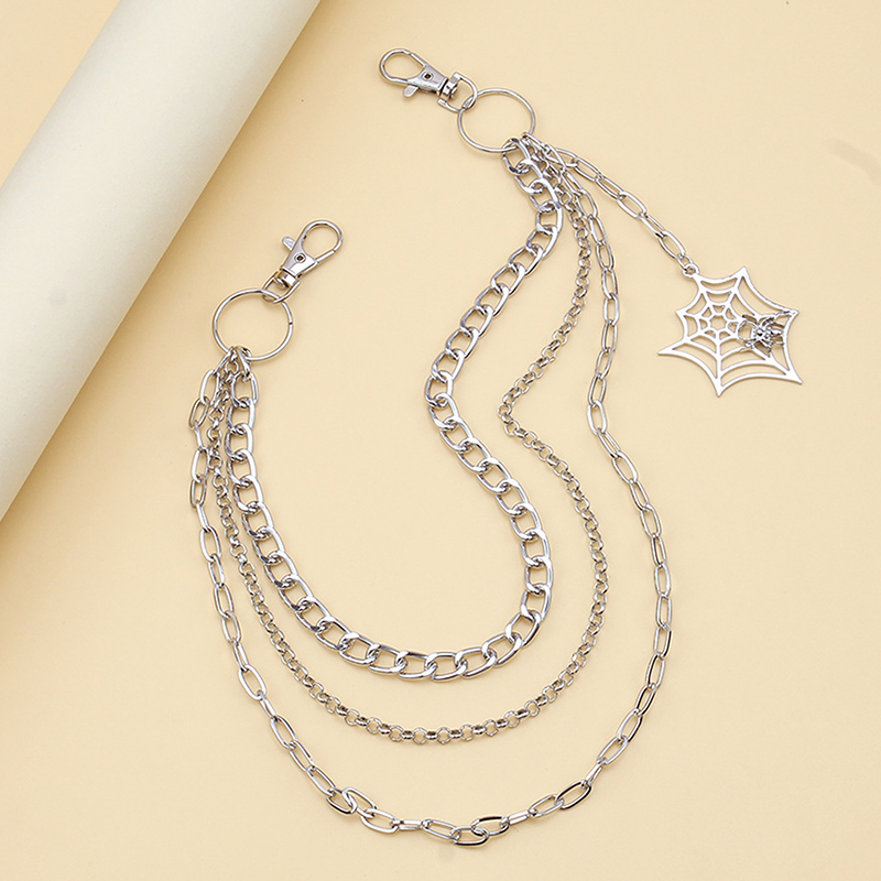 سلسلة سراويل معدنية بانك للرجا - مراجعة Women'S Jeans Accessories Chain وسعره