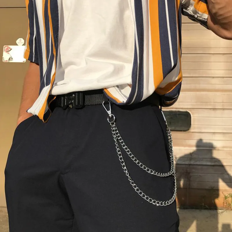 سلسلة مفاتيح خصر معدنية متعددة - مراجعة Women'S Jeans Accessories Chain وسعره