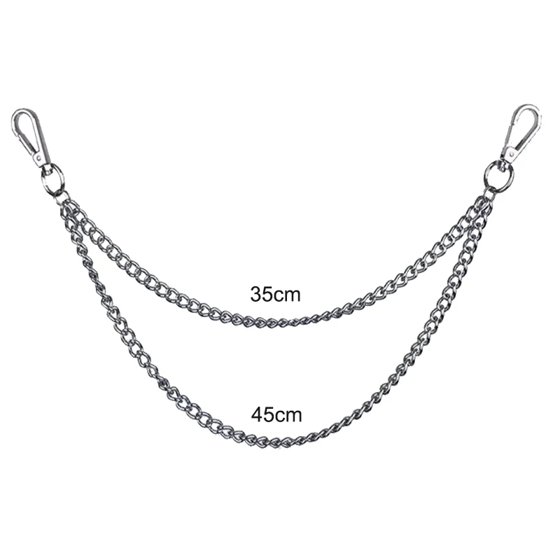سلسلة مفاتيح خصر معدنية متعددة - مراجعة Women'S Jeans Accessories Chain وسعره