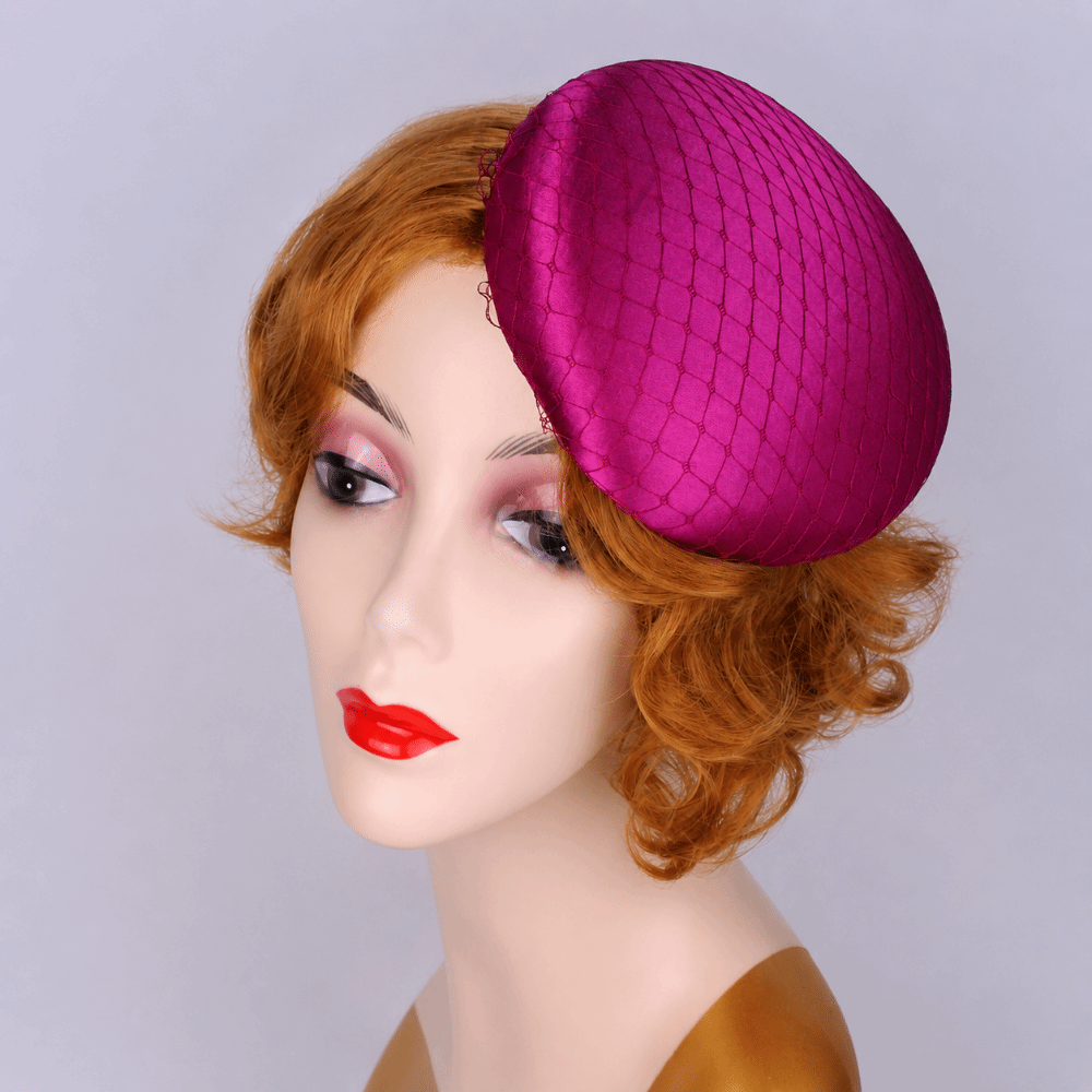 قبعة فاسيناتور عتيقة بلون واحد - مراجعة Women'S Accessories In The 1920S وسعره